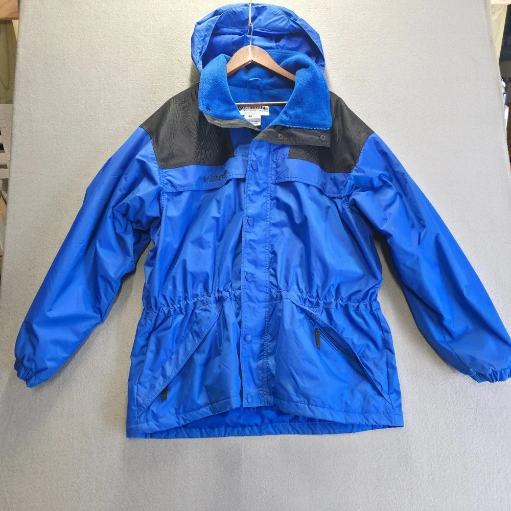 Vintage Columbia Men's‎ Blue 3-in-1 Fleece lined Jacket/Coat Size Large